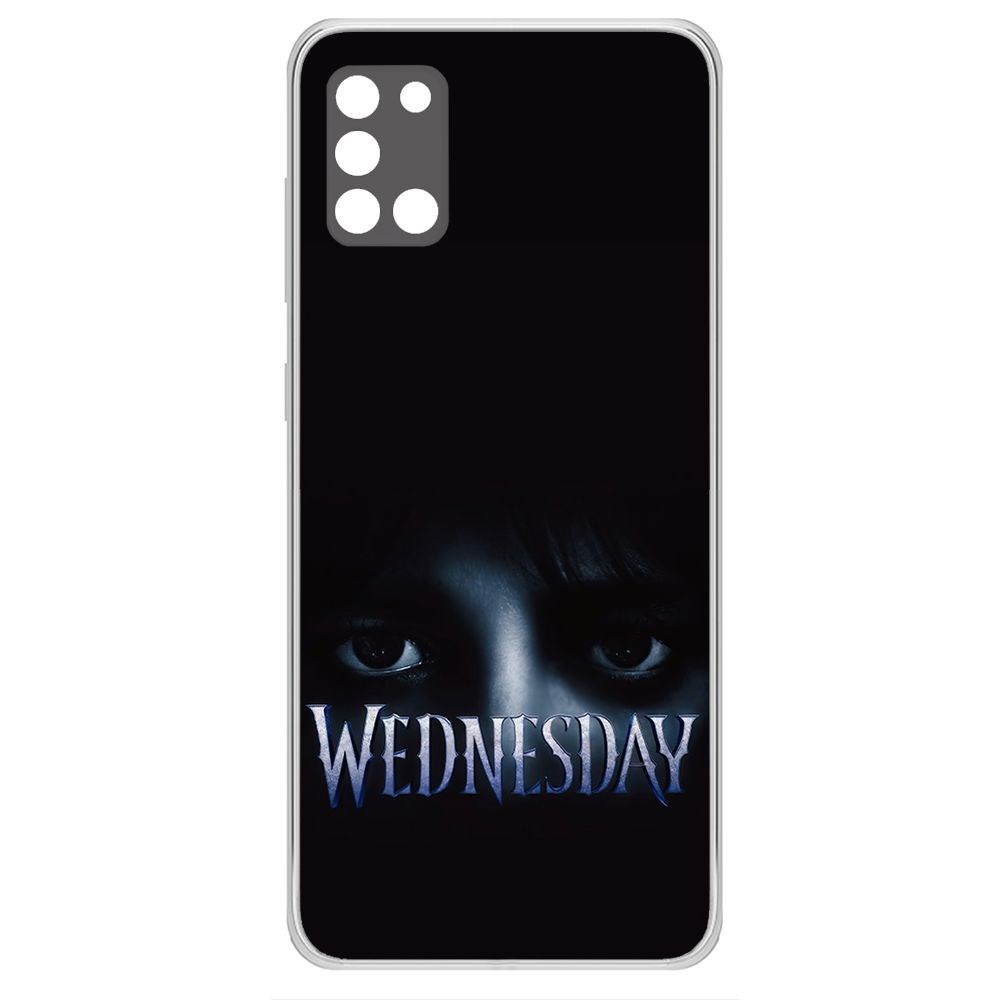 

Чехол-накладка Krutoff Clear Case Уэнсдей Аддамс - Логотип для Samsung Galaxy A31 (A315)