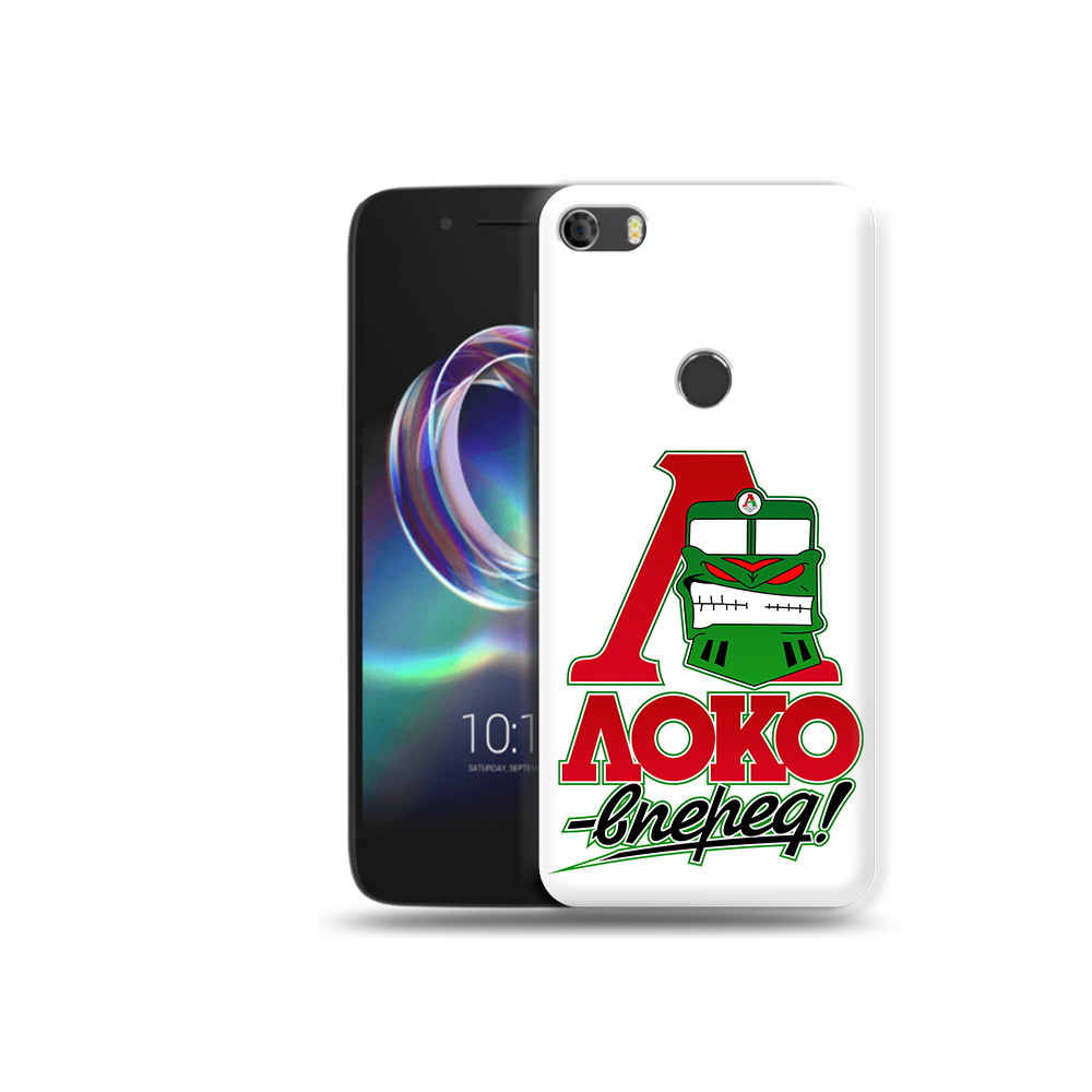 

Чехол MyPads Tocco для Alcatel Idol 5 ФК локо вперед (PT82010.678.181), Прозрачный, Tocco