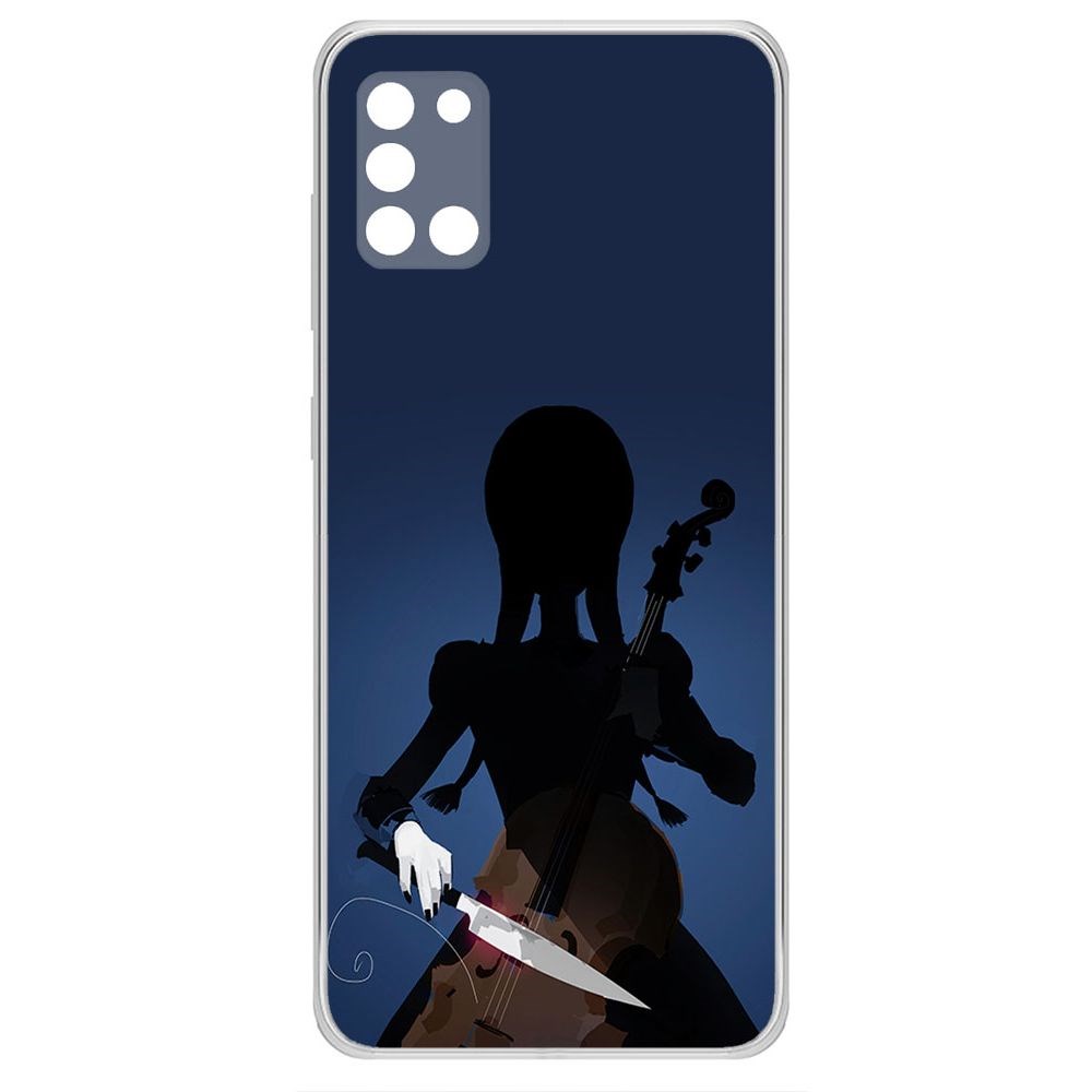 

Чехол-накладка Krutoff Clear Case Уэнсдей Аддамс - Тизер для Samsung Galaxy A31 (A315)