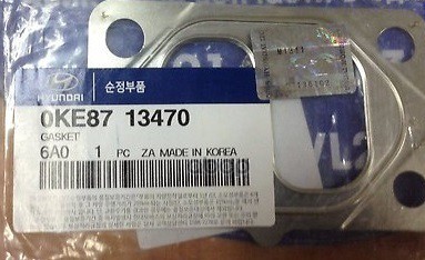 

HYUNDAI-KIA 0KE8713470 Прокладка турбокомпрессора входная D6D19/22 HD120 [ORG]