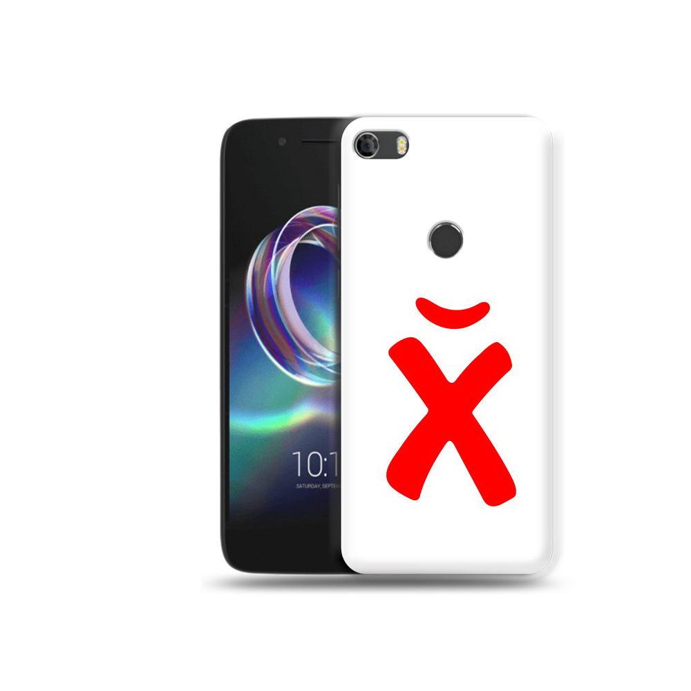 

Чехол MyPads Tocco для Alcatel Idol 5 абстракция буква х (PT82010.678.209), Прозрачный, Tocco