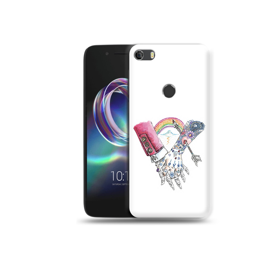 

Чехол MyPads Tocco для Alcatel Idol 5 абстракция руки в татуировках (PT82010.678.212), Прозрачный, Tocco