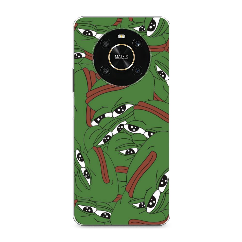 

Чехол Awog на Honor X9 4G/Magic4 Lite 4G "Печальный frog", Разноцветный, 6108150-9