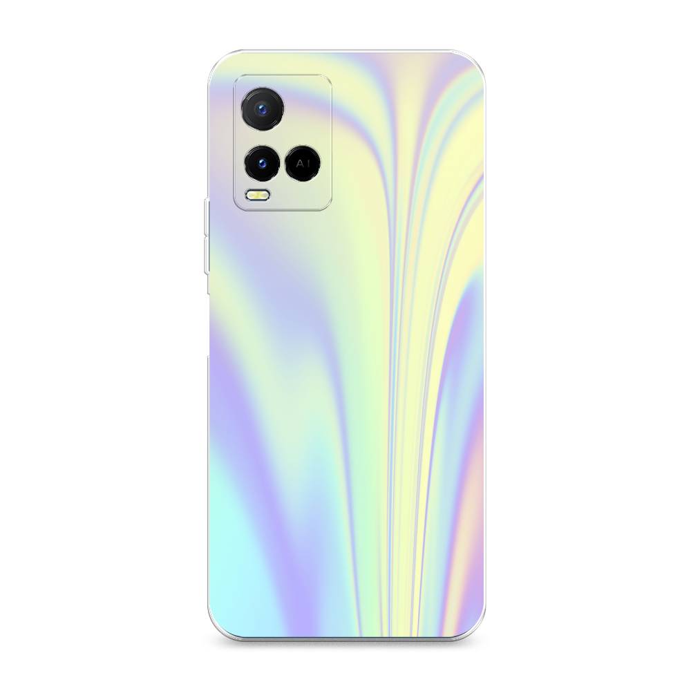 

Силиконовый чехол "Фиолетовая голограмма" на Vivo Y21e, Фиолетовая голограмма