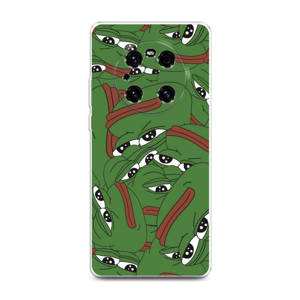 

Чехол Awog на Huawei Mate 40E Pro "Печальный frog", Разноцветный, 6107550-9