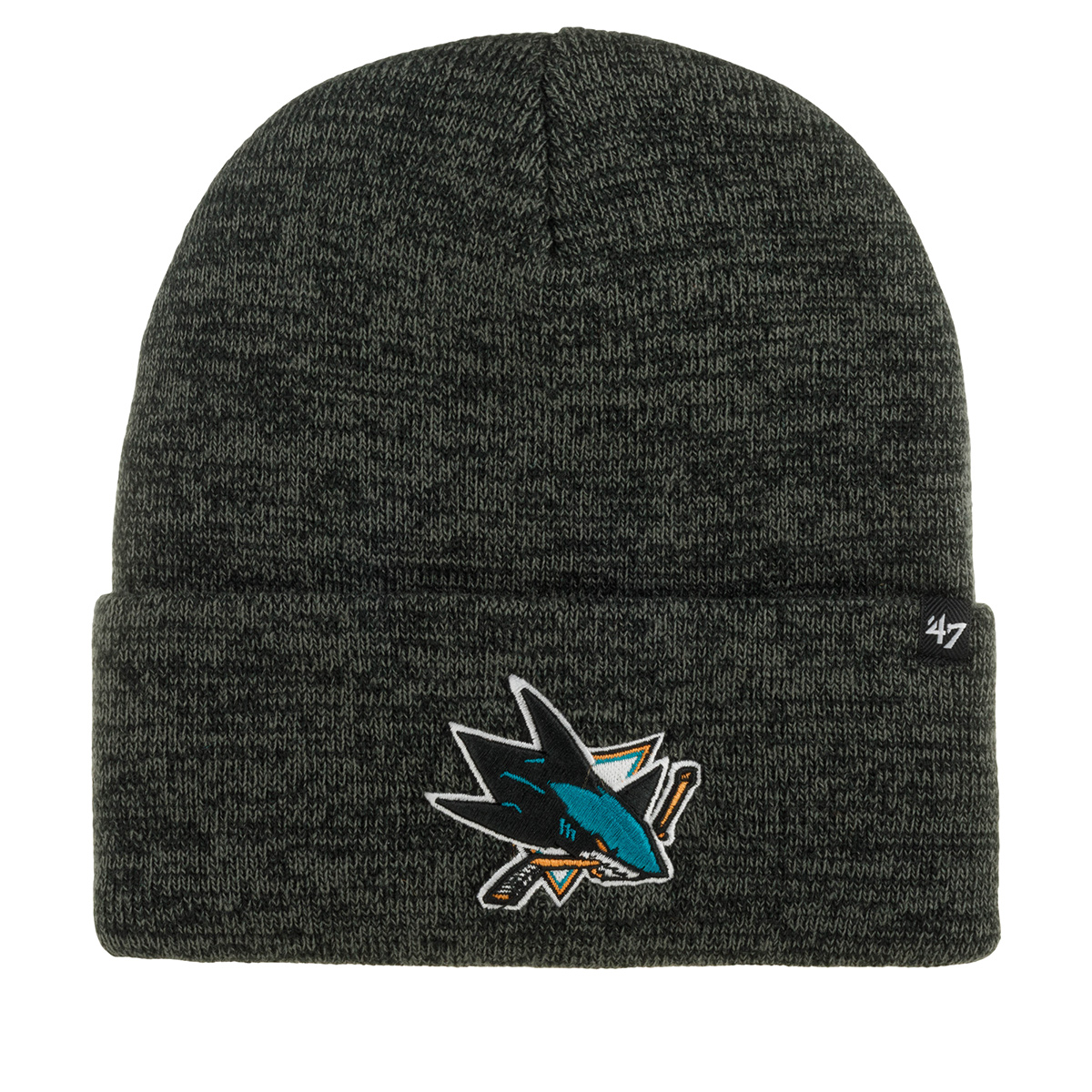 

Шапка бини унисекс 47 BRAND H-TBNCL22XXE-CC San Jose Sharks NHL темно-серая, Серый, H-TBNCL22XXE-CC San Jose Sharks NHL