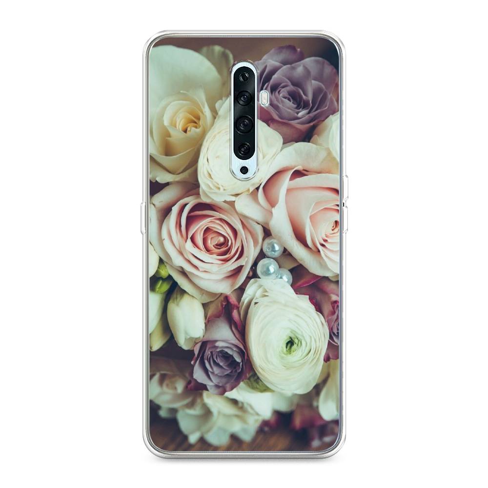 

Чехол на Oppo Reno 2Z "Свадебный букет", Белый;фиолетовый, 251850-2
