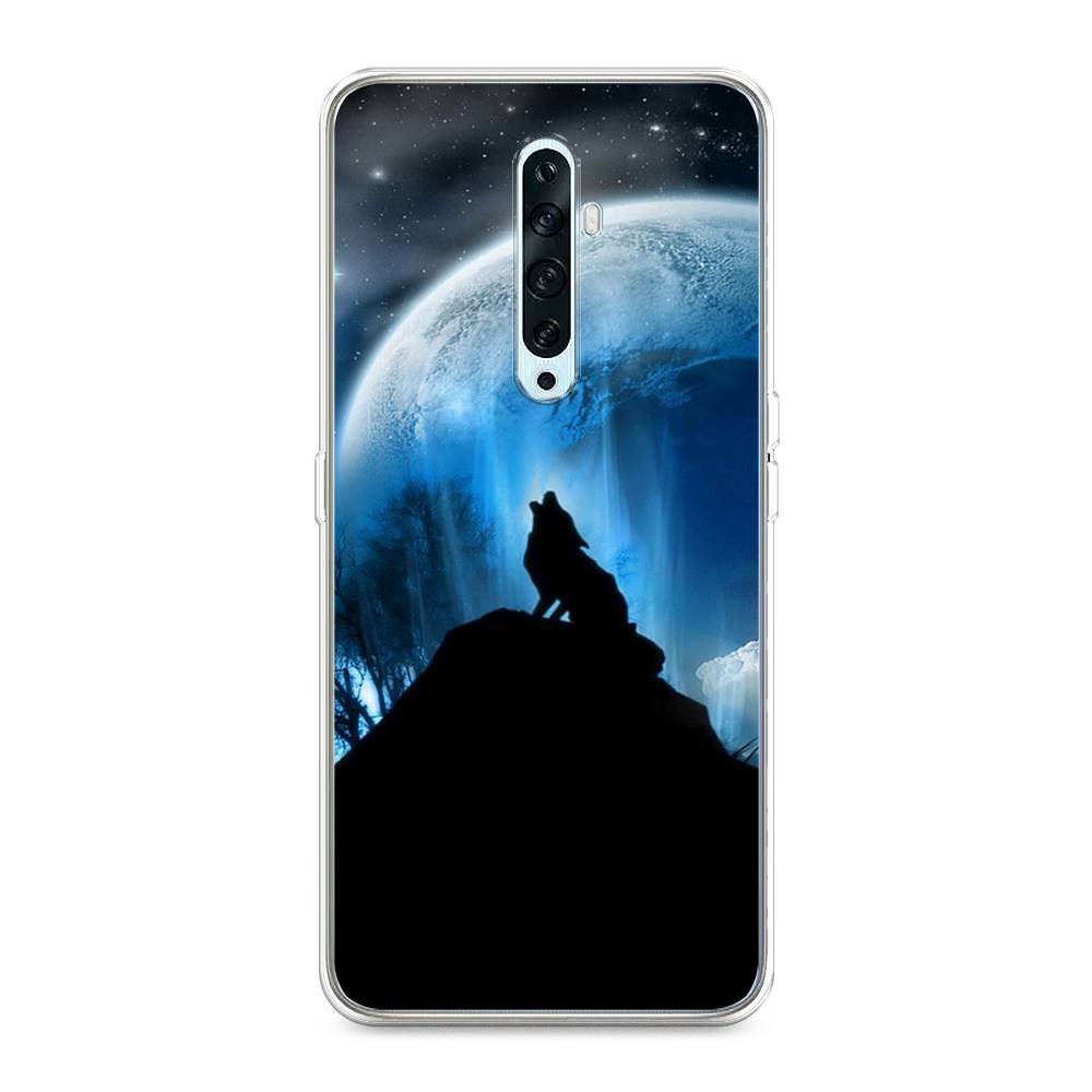 

Чехол на Oppo Reno 2Z "Волк 2", Синий;черный;белый, 251850-1
