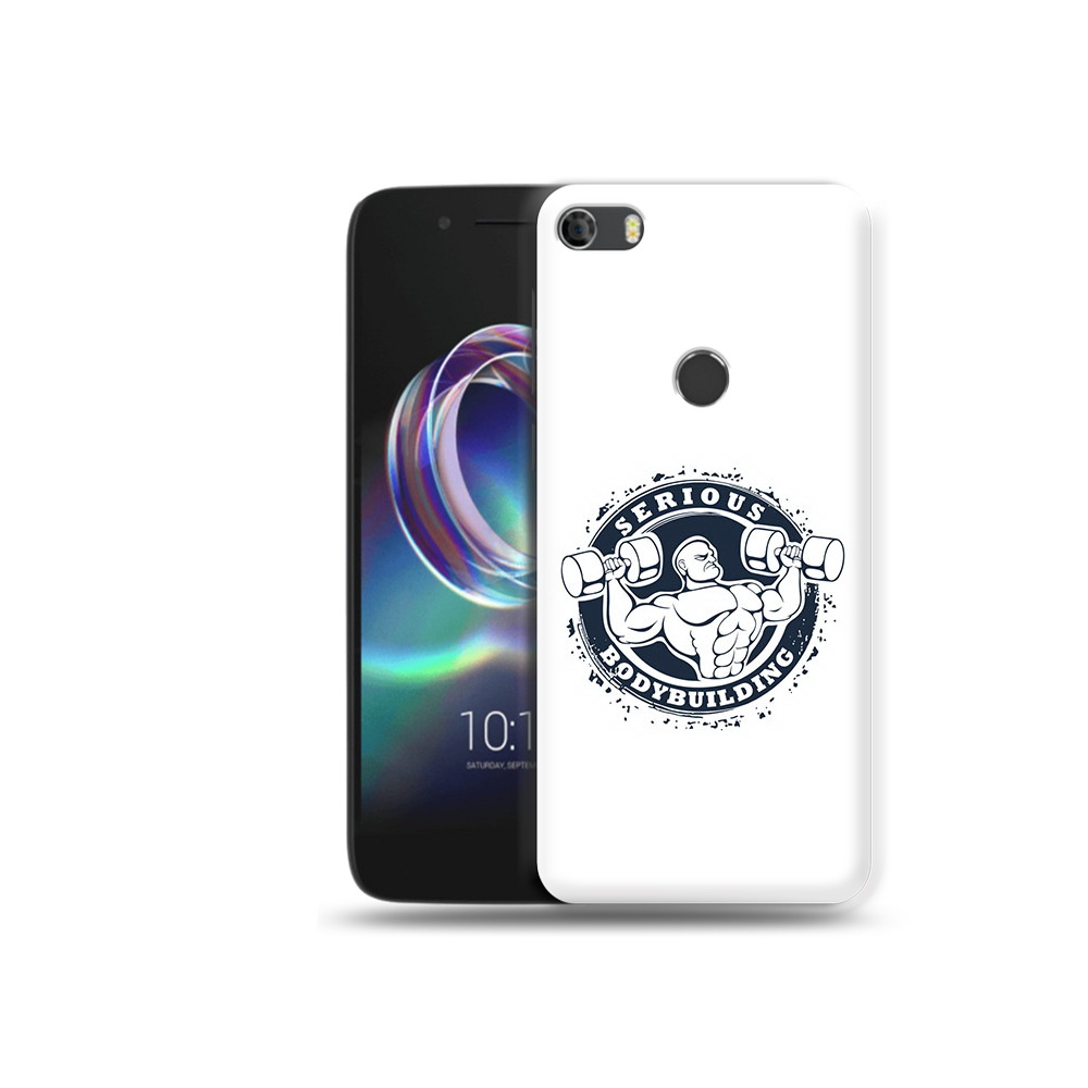 

Чехол MyPads Tocco для Alcatel Idol 5 бодибилдинг воля к победе (PT82010.678.231), Прозрачный, Tocco
