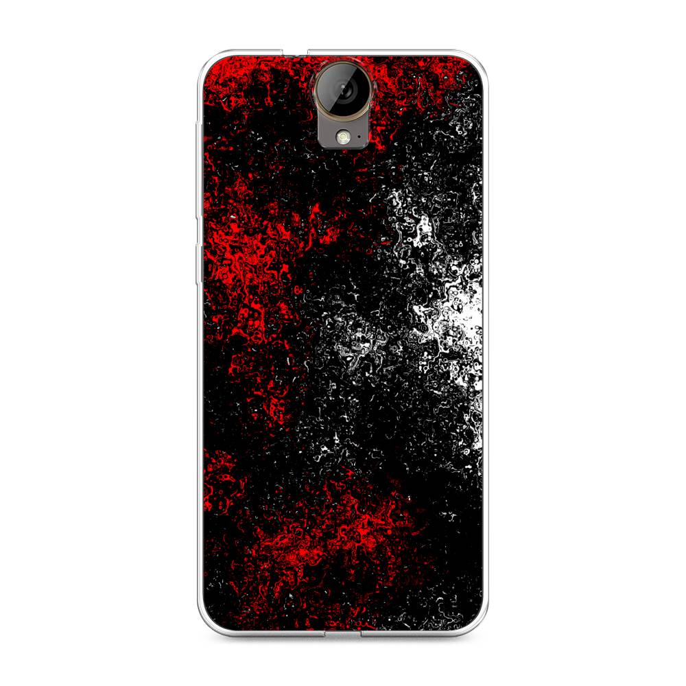 

Чехол на HTC One E9 Plus "Монотипия", Красный;черный;белый, 102250-3