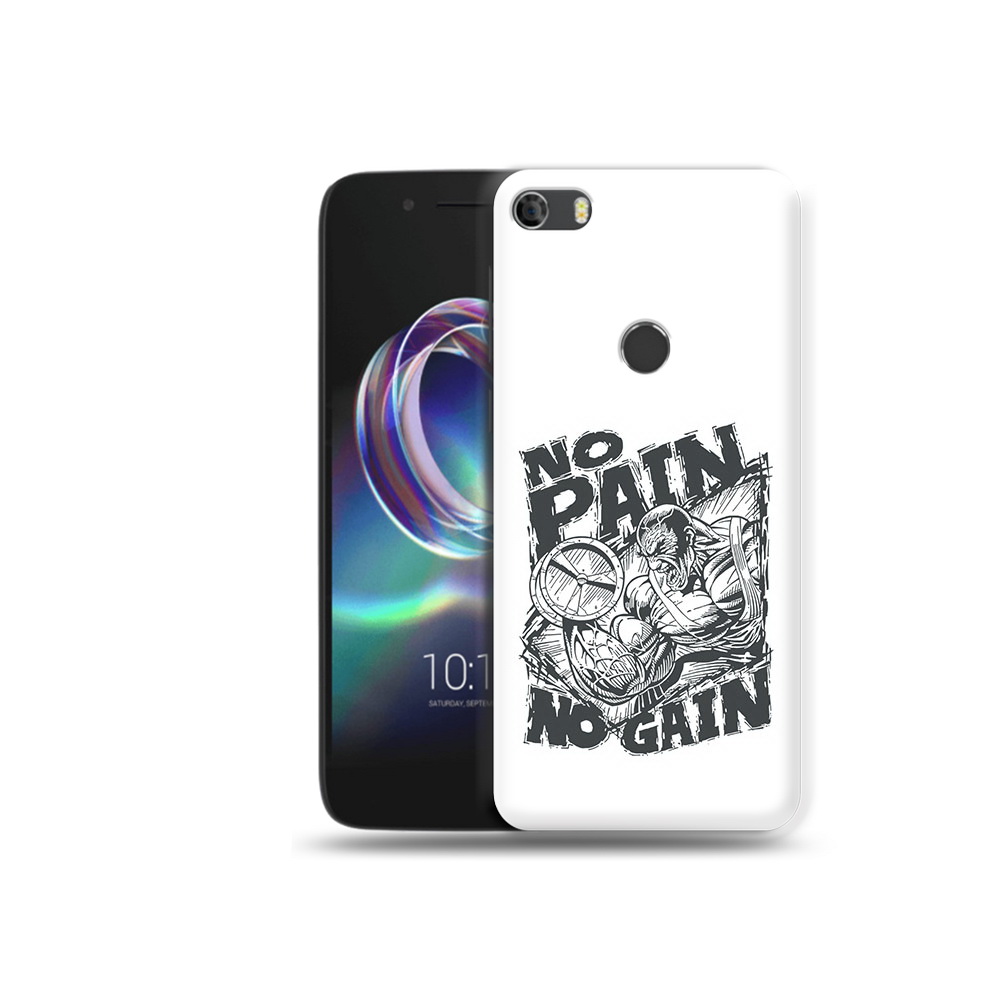 

Чехол MyPads Tocco для Alcatel Idol 5 бодибилдинг тяжелая работа (PT82010.678.238), Прозрачный, Tocco