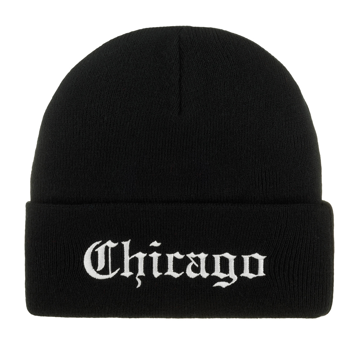 

Шапка бини унисекс Mitchell & Ness KN63ZChicago черная, KN63ZChicago