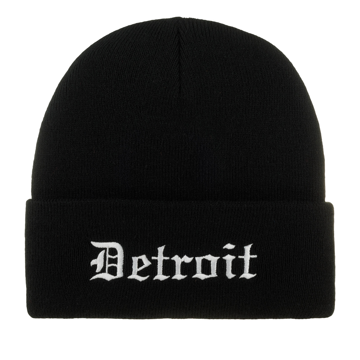 

Шапка бини унисекс Mitchell & Ness KN64ZDetroit черная, Черный, KN64ZDetroit