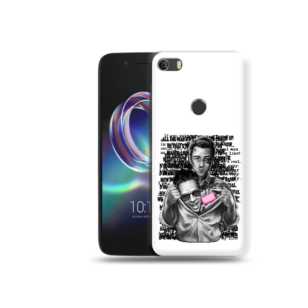 

Чехол MyPads Tocco для Alcatel Idol 5 бойцовский клуб (PT82010.678.242), Прозрачный, Tocco