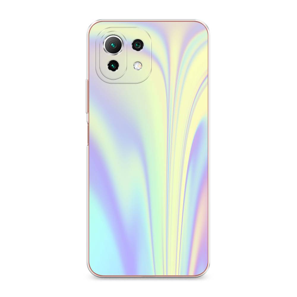 

Силиконовый чехол "Фиолетовая голограмма" на Xiaomi 11 Lite 5G NE, Фиолетовая голограмма