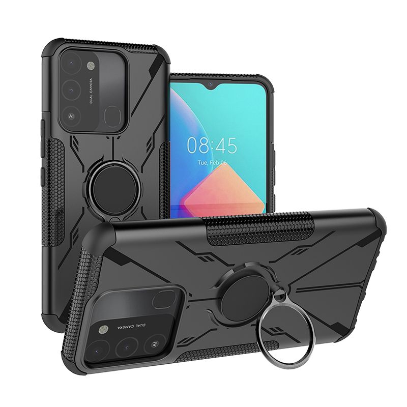 фото Чехол panzer case для tecno spark go 2022 (черный) black panther