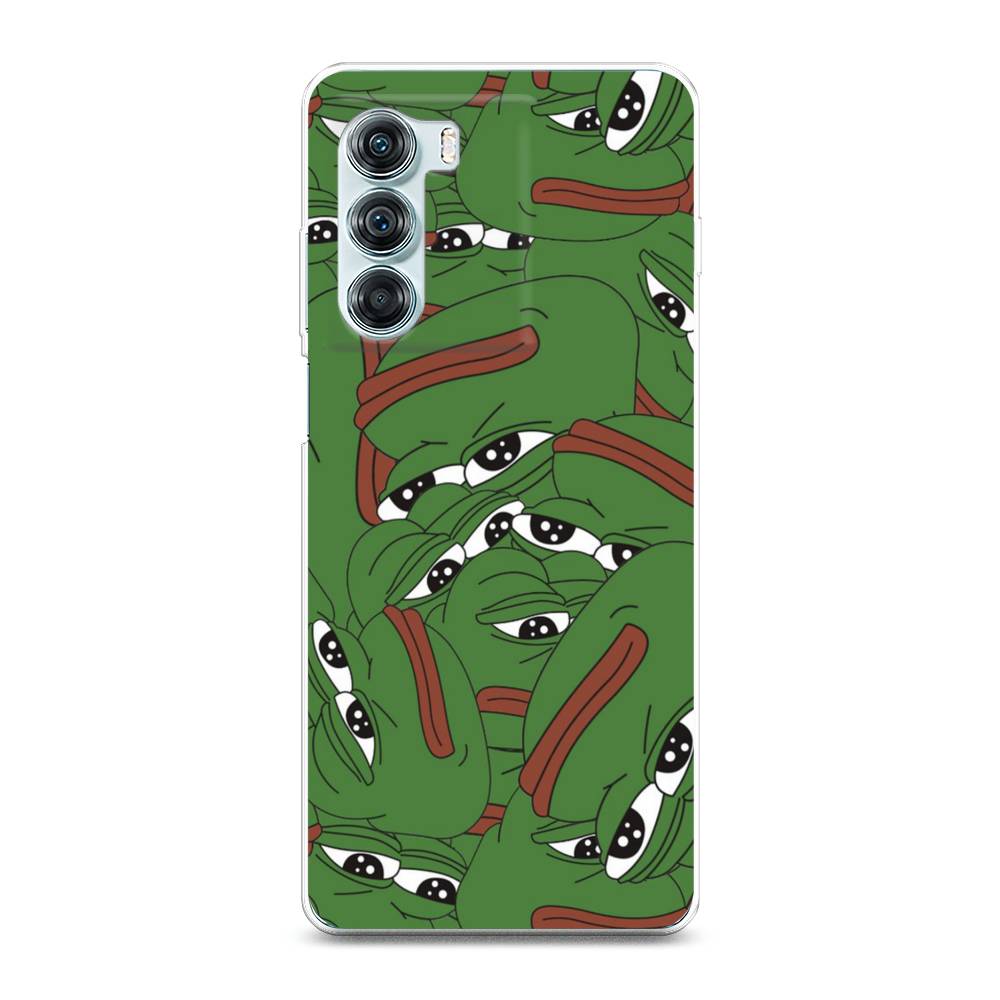 

Чехол Awog на Motorola Moto Edge S30 "Печальный frog", Разноцветный, 243050-9