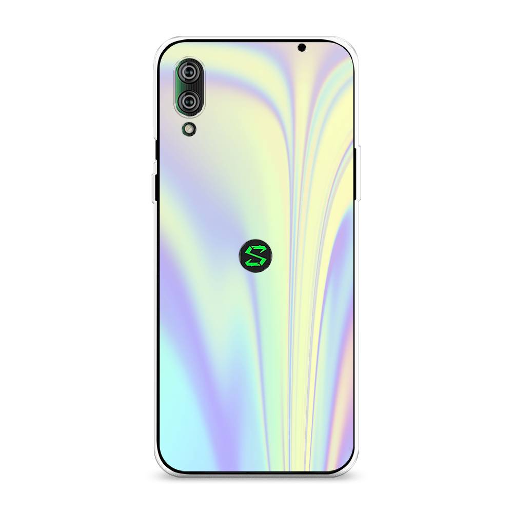 

Силиконовый чехол "Фиолетовая голограмма" на Xiaomi Black Shark 2 Pro, Фиолетовая голограмма