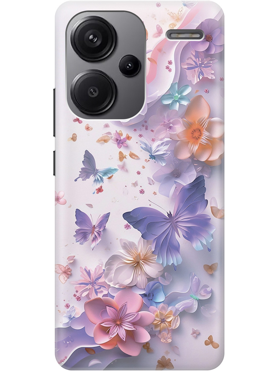 

Силиконовый чехол на Xiaomi Redmi Note 13 Pro + с принтом 873542, Прозрачный;розовый;фиолетовый, 776589222