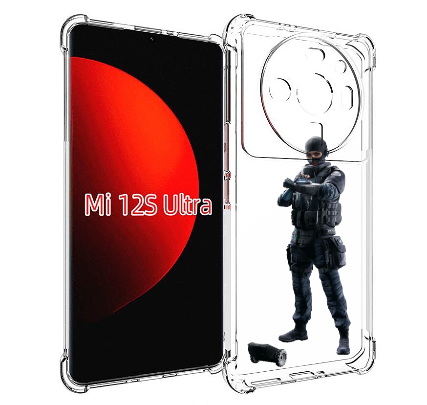 

Чехол MyPads Tom-Clancy's-Rainbow-Six-1 для Xiaomi 12S Ultra, Прозрачный, Tocco