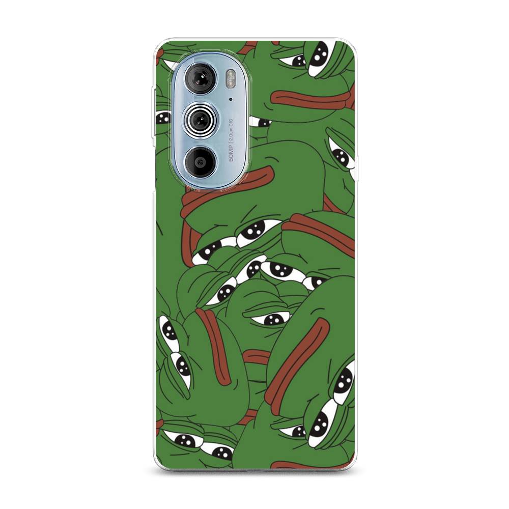 

Чехол Awog на Motorola Edge 30 Pro "Печальный frog", Разноцветный, 243350-9