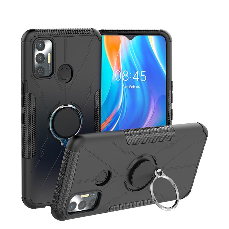 фото Чехол panzer case для tecno spark 7 (черный) black panther