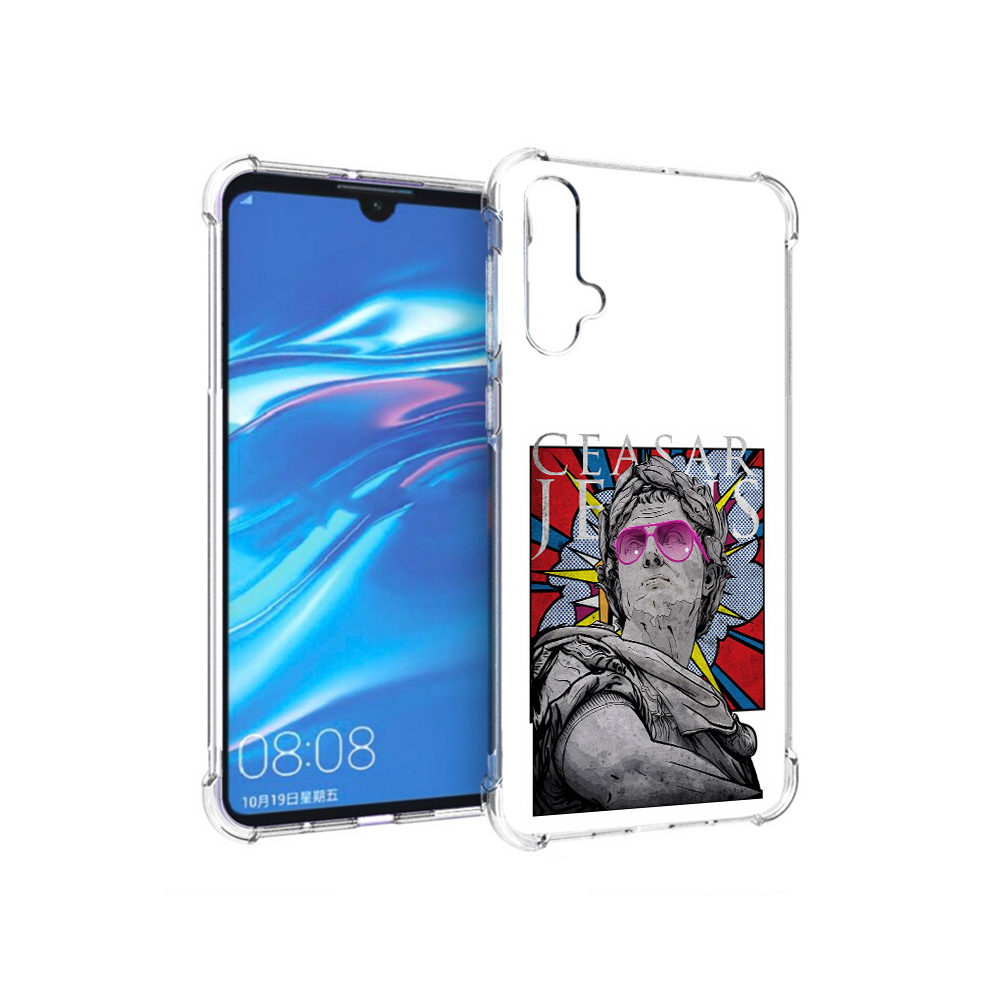 

Чехол MyPads Tocco для Huawei Nova 5 крутая статуя свободы, Прозрачный, Tocco