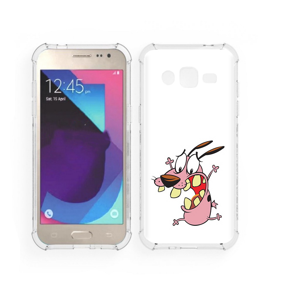 

Чехол MyPads Tocco для Samsung Galaxy J2 зубастый бобик (PT226924.572.371), Прозрачный, Tocco