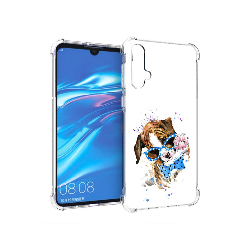 Чехол MyPads Tocco для Huawei Nova 5 лапочка