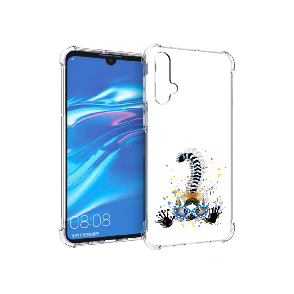 

Чехол MyPads Tocco для Huawei Nova 5 лямур, Прозрачный, Tocco