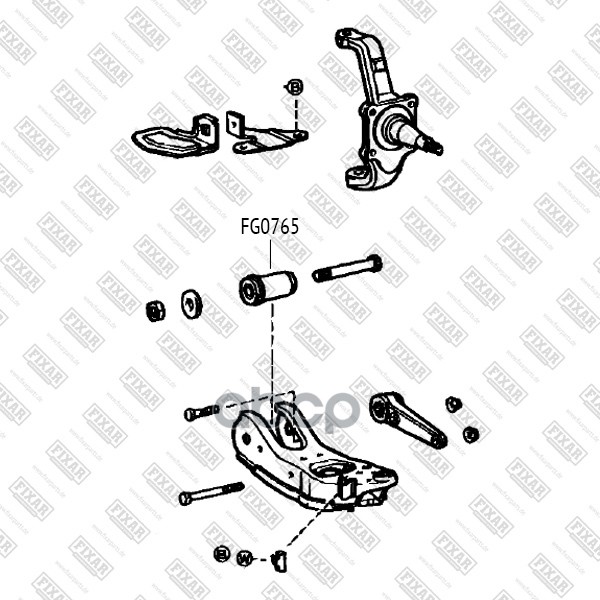

Сайлентблок Переднего Нижнего Рычага FIXAR FG0765