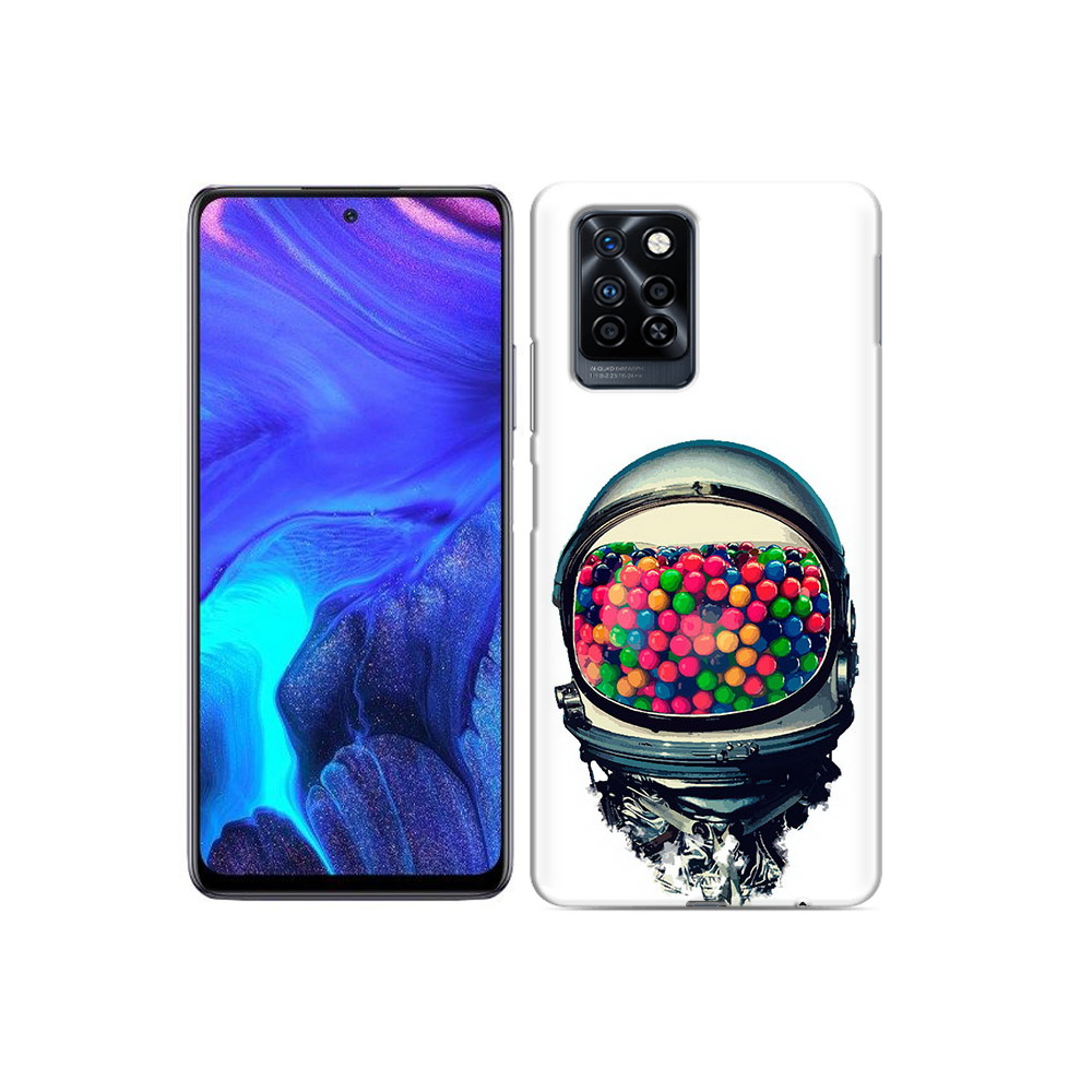 

Чехол MyPads Tocco для Infinix Note 10 Pro шлем космонавта, Прозрачный, Tocco