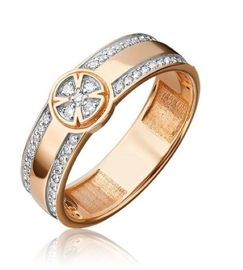 

Кольцо из красного золота р. , PLATINA jewelry 01-0495-00-101-1110-30, бриллиант, 01-0495-00-101-1110-30