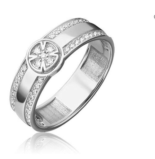 

Кольцо из золота р. 20 PLATINA jewelry 01-0496-00-101-1120-30, бриллиант, 01-0496-00-101-1120-30