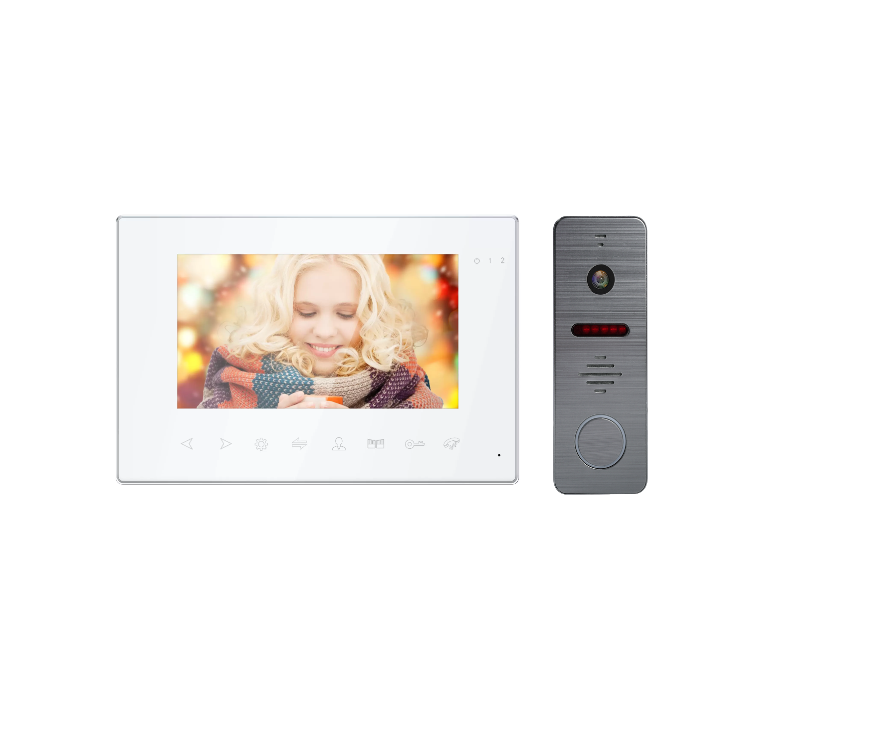 

Комплект видеодомофона AlfaVision Selena WiFi-KIT Full HD 910gr