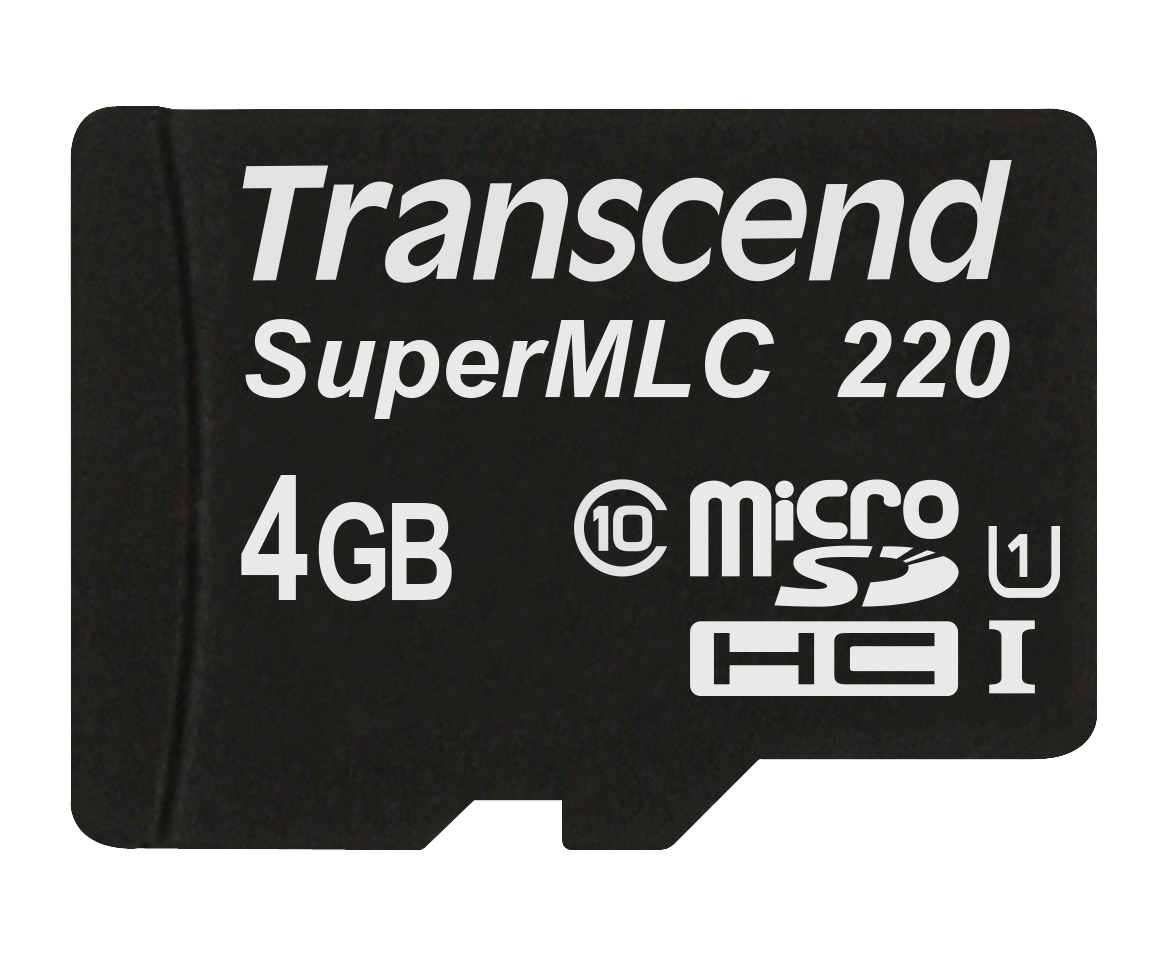 

Карта памяти Transcend Micro SDHC 4Гб 220I (TS4GUSD220I), 220I