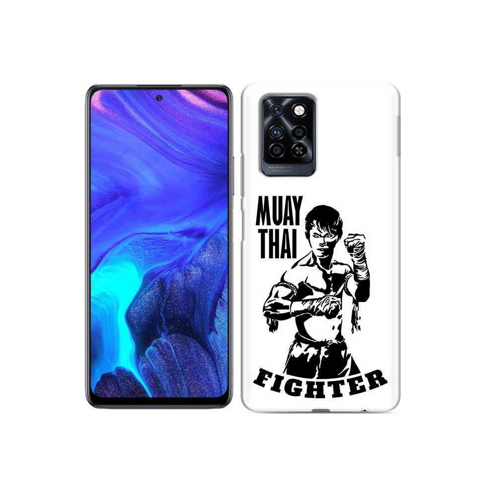 

Чехол MyPads Tocco для Infinix Note 10 Pro Единоборства муайтай, Прозрачный, Tocco