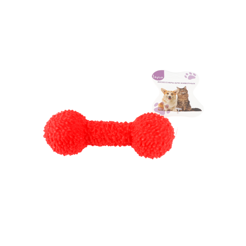 Игрушка для собак Lapsik Гантеля, 15х5,5 см