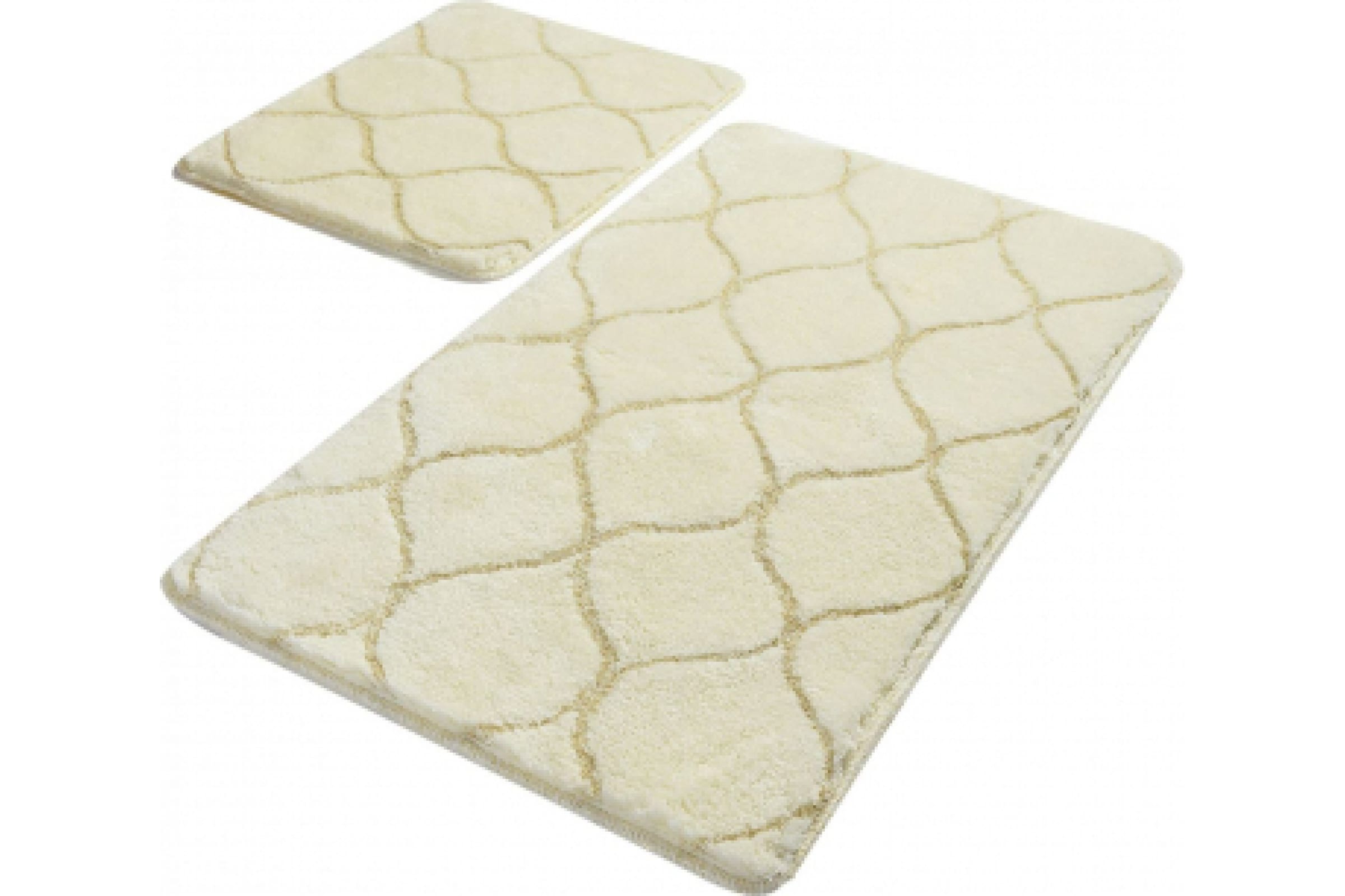 

PRIMANOVA INFINITY Комплект ковриков для ванной,Экрю,,,50*80 см. и 40*50 см,, акрил. DR-63