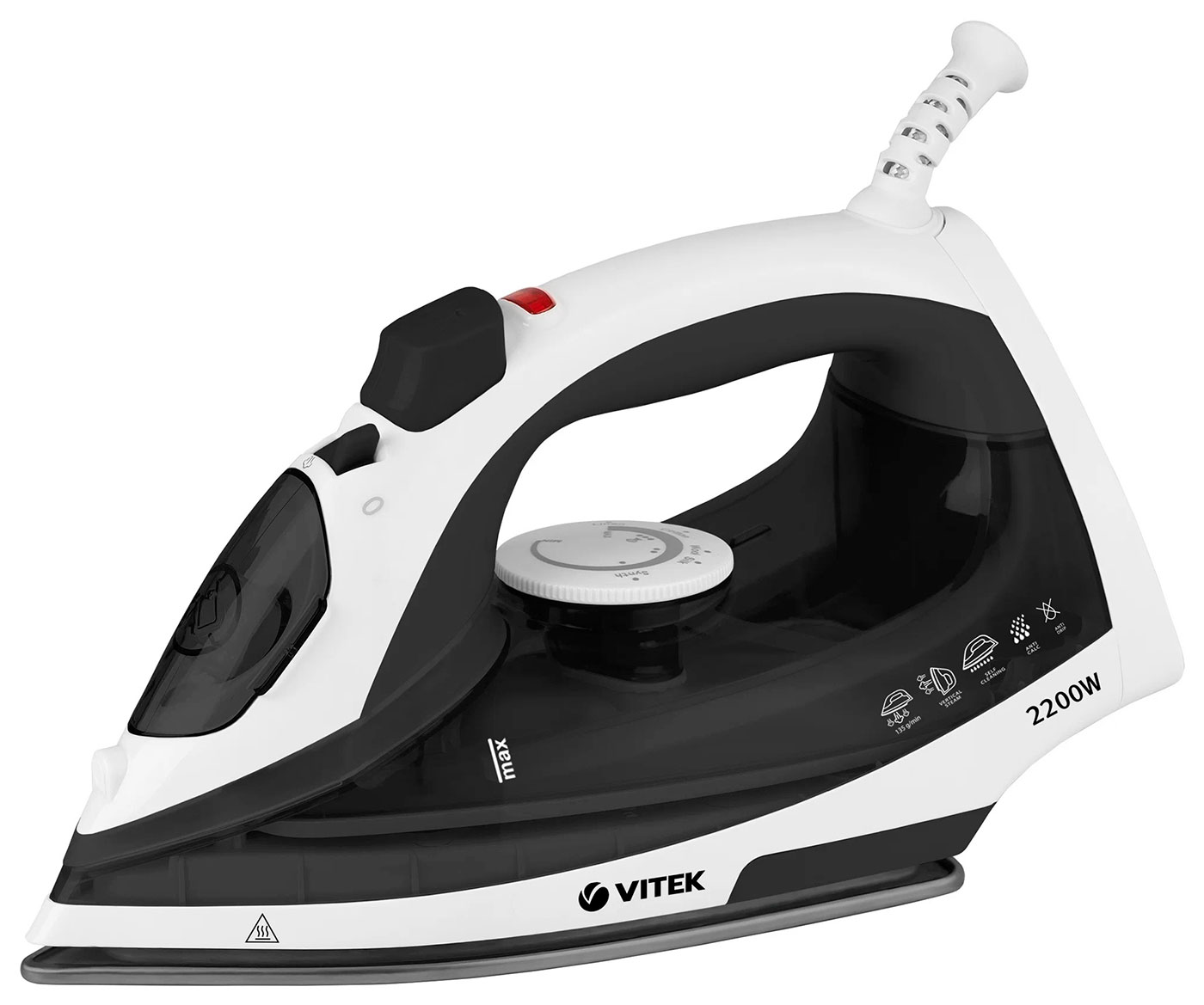 Утюг VITEK VT-8338 белый, черный утюг gorenje sih 2200 tc