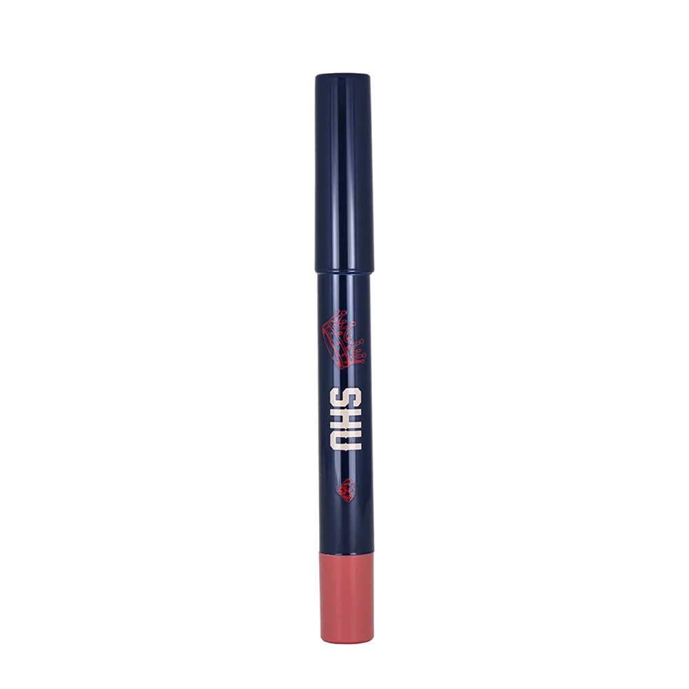 Помада-карандаш для губ SHU Vivid Accent, 464 нежный розовый, 2,5 г сияющая помада карандаш для губ rouge elixir – 12 розовая фуксия розовый