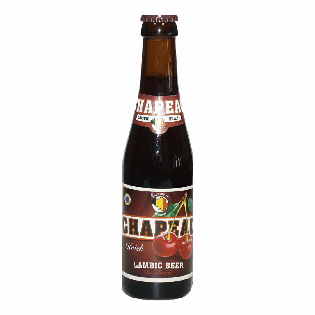 

Пивной напиток Chapeau Kriek Lambic темный фильтрованный пастеризованный 3,5% 0,25 л