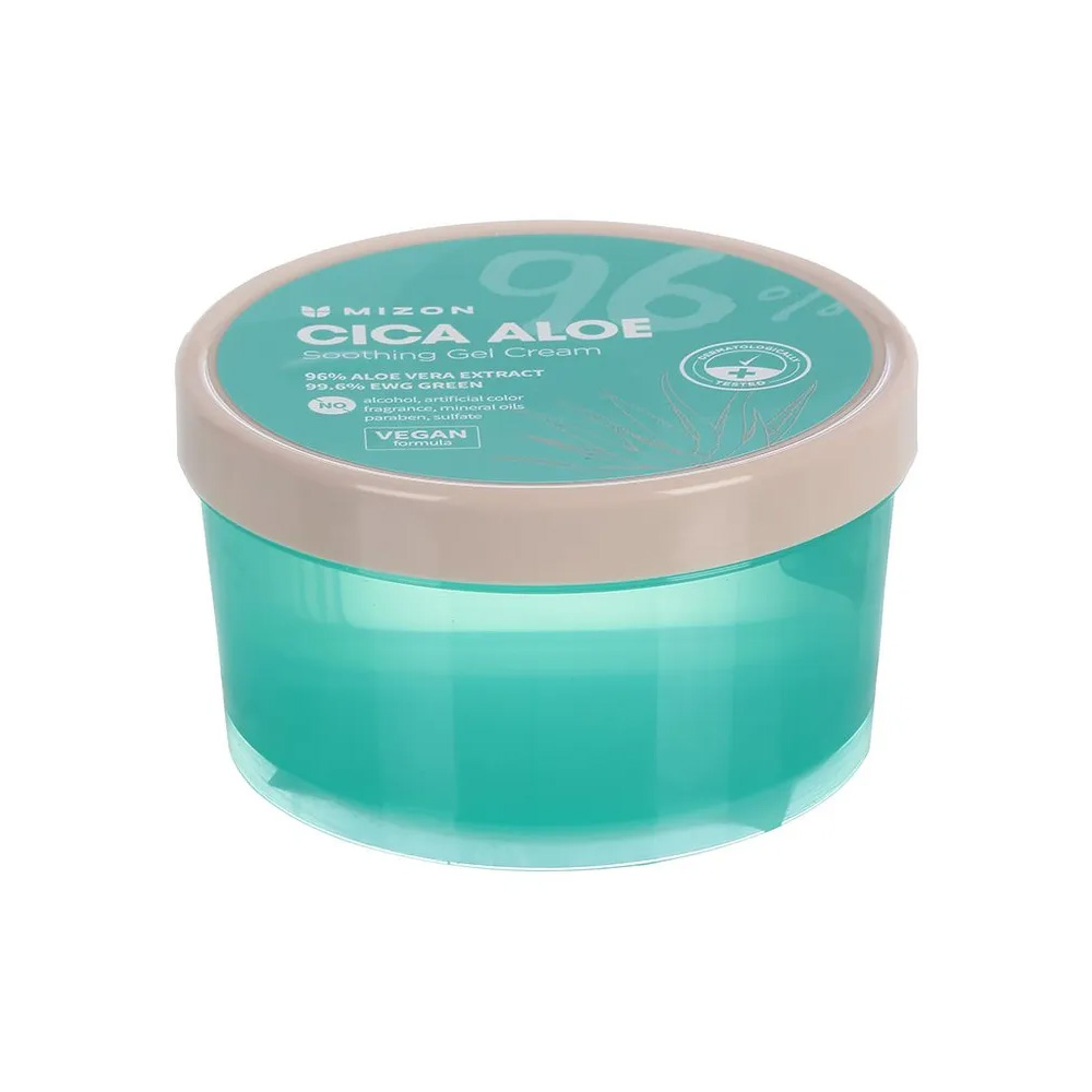 Гель-крем для лица Mizon Cica Aloe Soothing Gel Cream с алоэ и центеллой 350 г