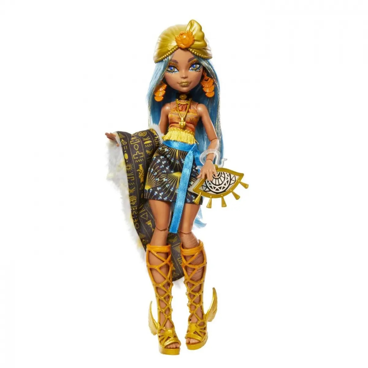 Кукла Monster High Cleo De Nile с аксессуарами, HNF76 кукла monster high cleo de nile клео монстер хай 3 поколение