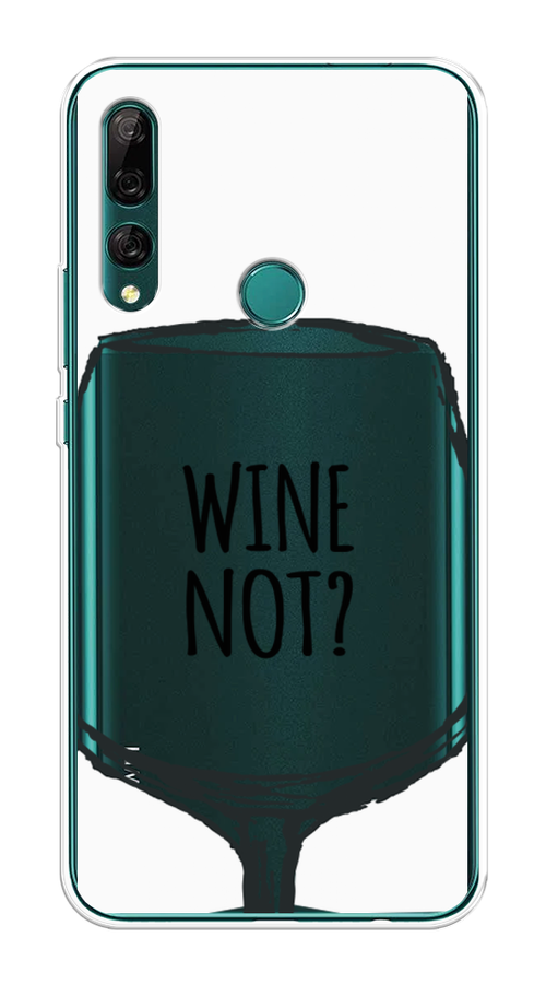 

Чехол на Huawei Y9 Prime 2019 "Wine not white", Белый, 611950-6