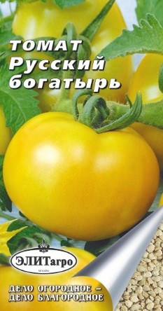 

Семена овощей Элитагро Томат Русский Богатырь желтый 0,05 г