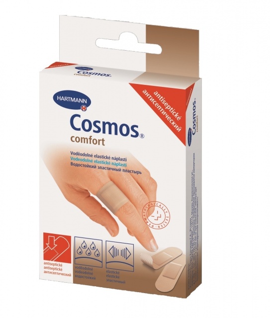 Купить Пластырь Cosmos comfort антисептический 2 размера 20 шт.