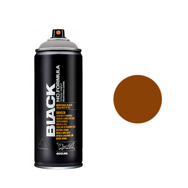 

Аэрозольная краска Montana Black Pecan nut 400 мл коричневая, Black 400мл Pecan nut