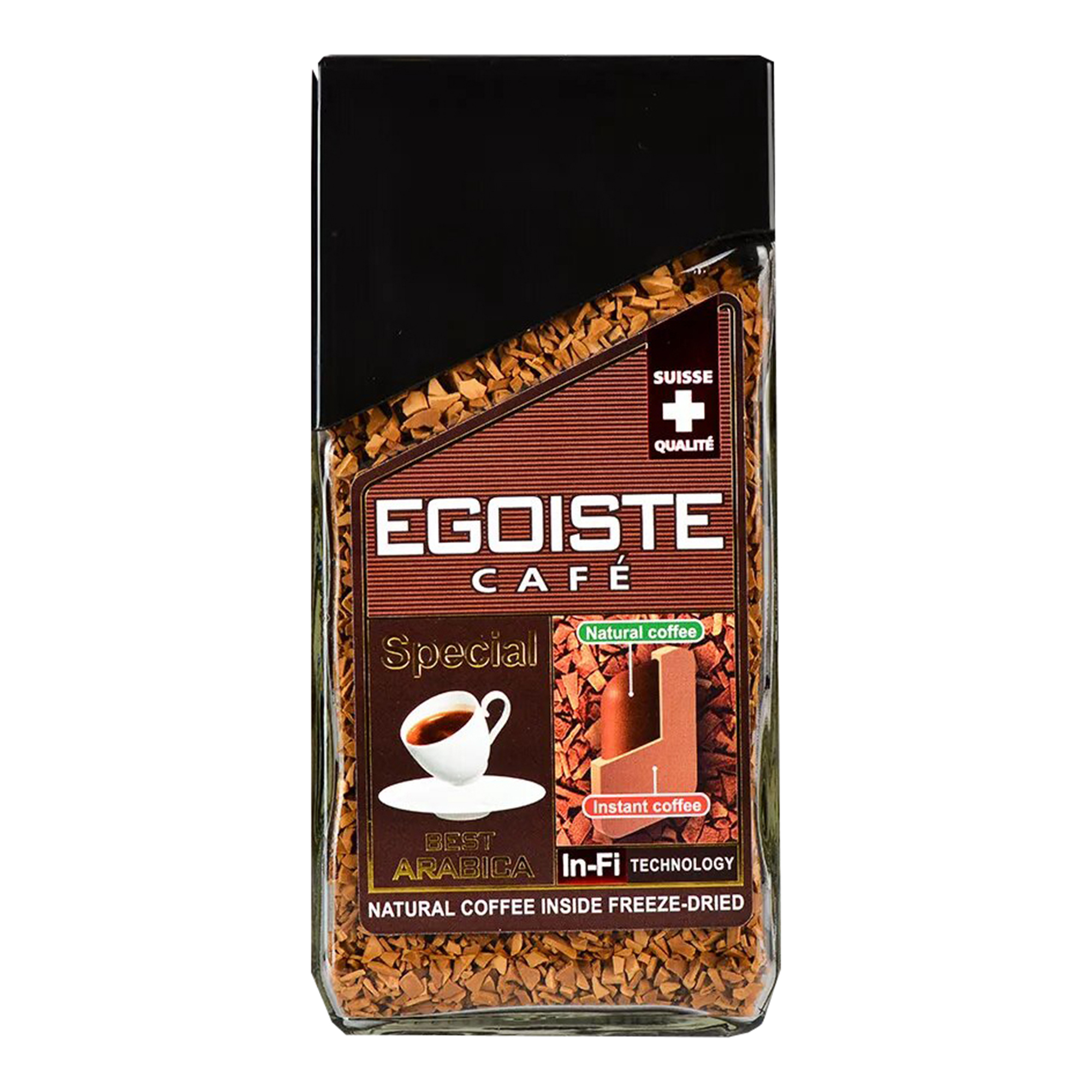 Кофе Egoiste Special растворимый с добавлением молотого 100 г