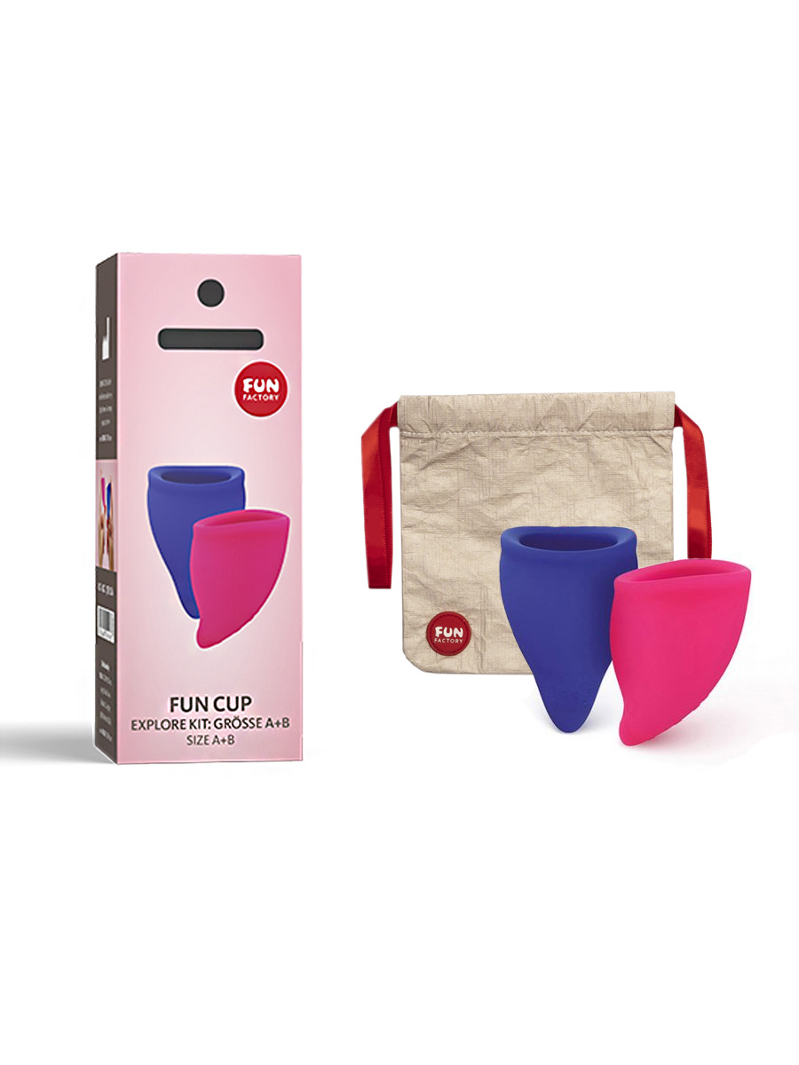 

Менструальная чаша FUN CUP EXPLORE KIT (размеры A и B в комплекте)